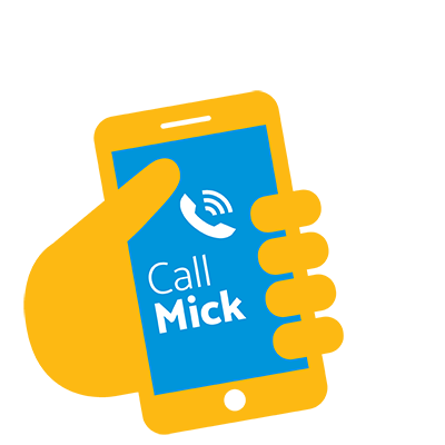 Click here to contact Mick by phone